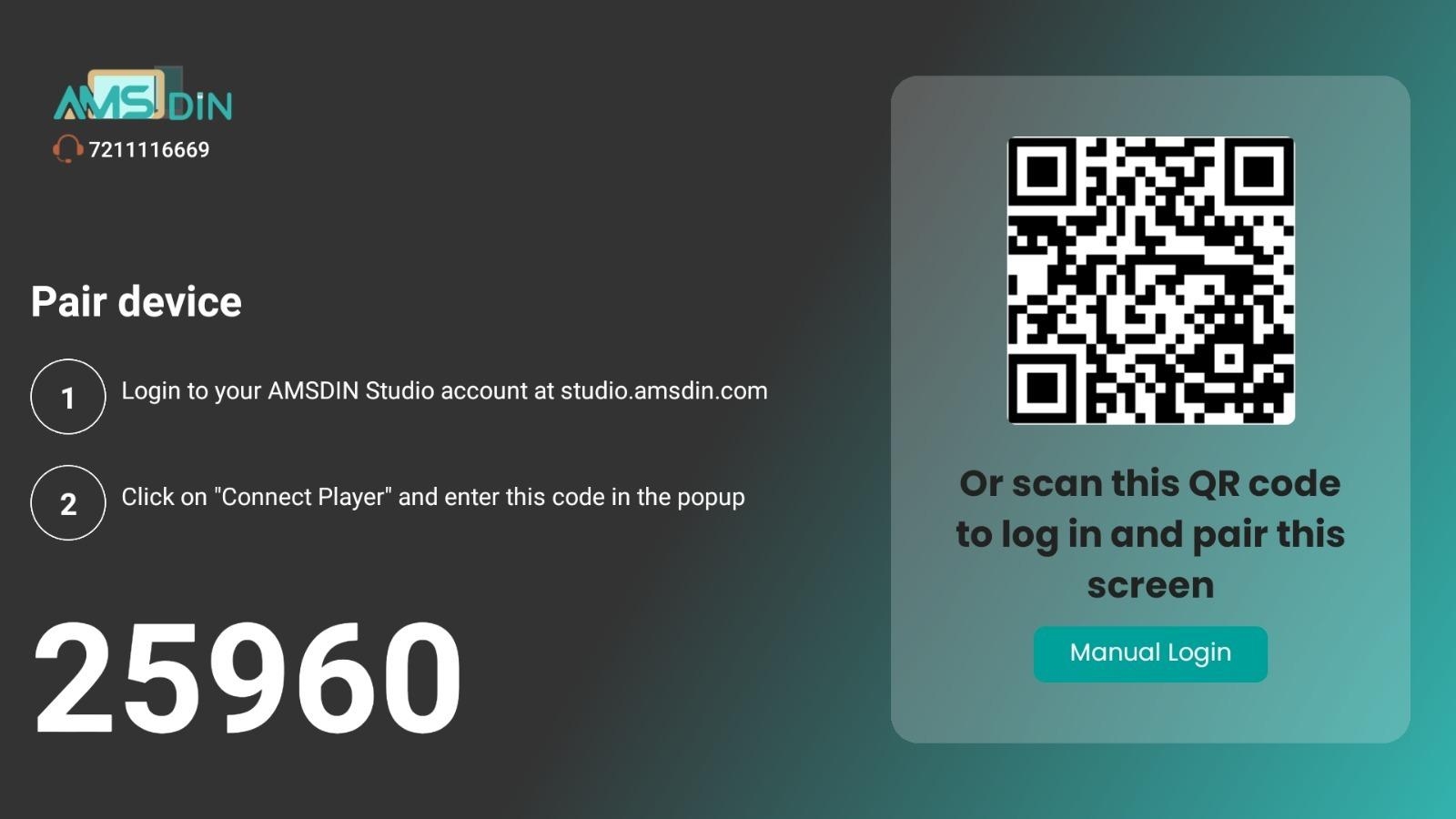 AMSDIN TV Player App Preview