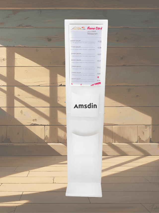 Image of Indoor Digital Signage 43-Inch with Brochure Holder for Retail & Offices