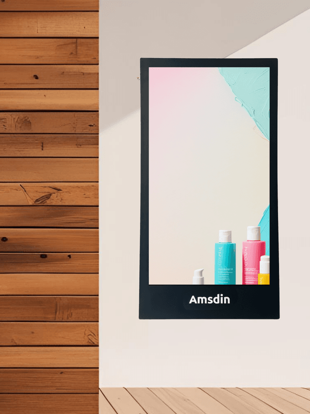 Image of 50-Inch Black Nontouch Wall-Mounted Commercial Display for Business Use