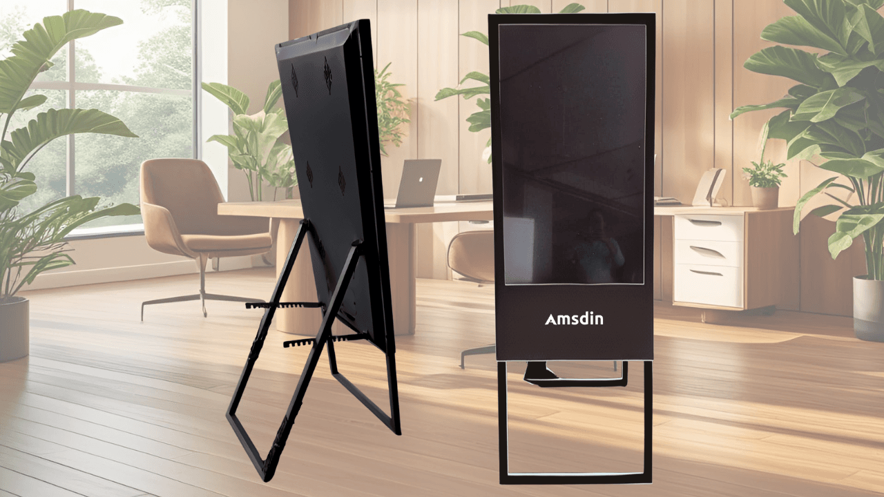 50 Inch Easel-Style Digital Display for Indoor Advertising