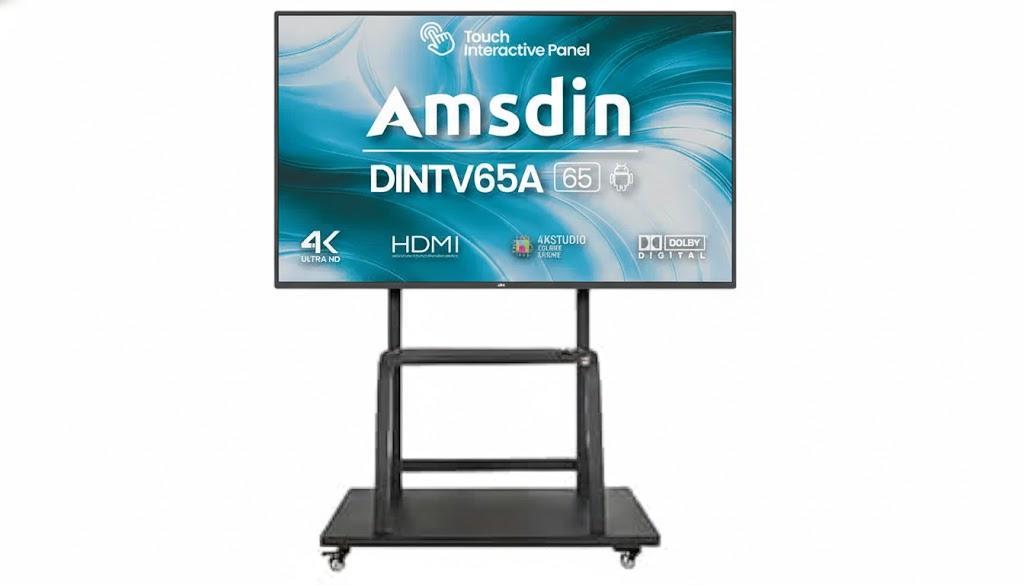 65 Inches 4K UHD Touch Screen UltraTouch Display Interactive Flat Panel Monitor 3840 x 2160 Pixels Android 14 Ideal for Schools,College,Institute,Home&Office|8GB 128GB