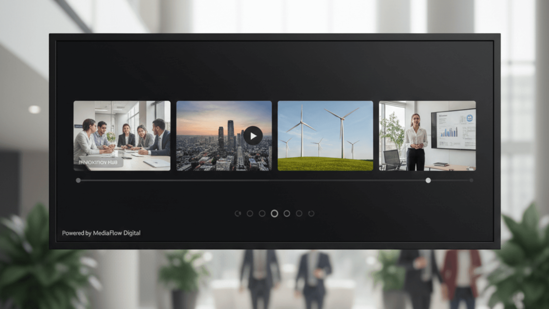 Seamless Storytelling with Image Video Slider Widget: Dynamic Visual Flow in Studio.Amsdin.com Digital Signage