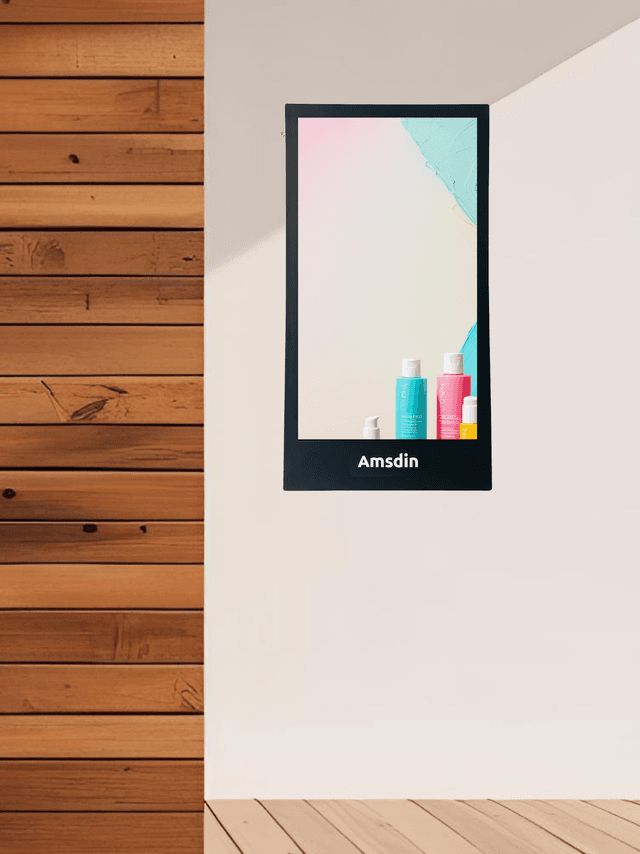 Image of 43-Inch Interactive Wall-Mounted Touchscreen Display for Business