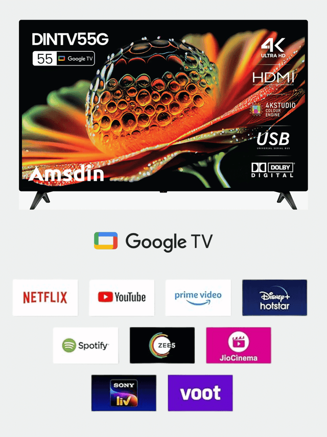 Image of 139 cm (55 inches) 4K Ultra HD Smart LED Google TV